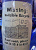Missing Invisible Bike Sign