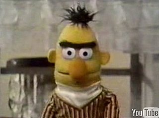 Sesame Street's Bert Does "Taxi Driver" Character Travis Bickle