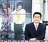 Chick Falls on Live News Show