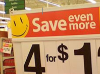 Wal-Mart Sale Sign