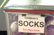 Are Coin-Operated Sock Machines a Little Much? 