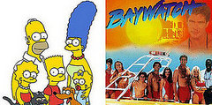Which is More Salacious: The Simpsons or Baywatch? Which is More Salacious: The Simpsons or Baywatch?