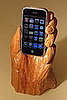Wooden Hand iPhone Holder