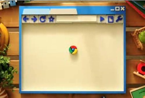 Cute Video For Google Chrome Shows Icon as Pinball Machine