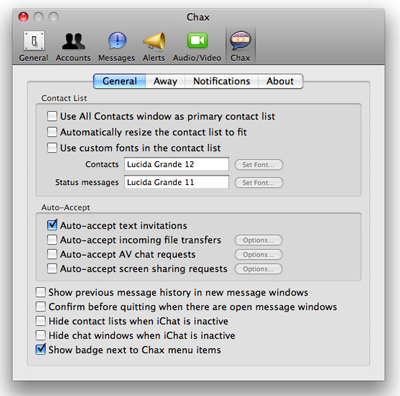 Geek Tip: Download Chax to Improve iChat 