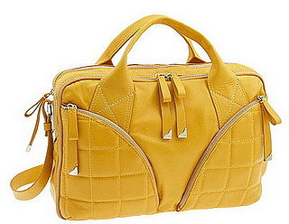 Francesco Biasia Laptop Bag in Yellow Leather