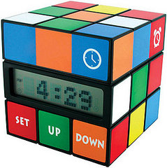 Rubik's Cube Alarm Clock: Totally Geeky or Geek Chic?