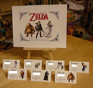 Video Game Devotion: Avatar Wedding Table Settings! 
