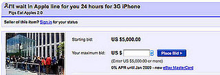eBay Seller Selling Place in Line for iPhone 3G