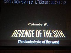Backstroke of the West is Chinese English Translation of Revenge of the Sith