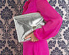 Violet May's Luxurious Python Laptop Clutch