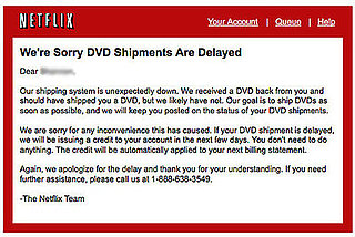 Netflix Apologizes for Service Outage