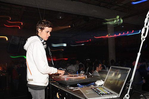 Geeking Out with Samantha Ronson at TechCrunch50/ MySpace Party