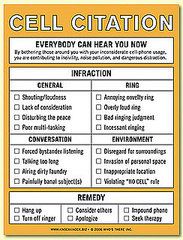 Cell Citation Notepad Makes You an Officer of Cell Phone Law 