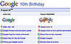 Google Celebrates its Tenth Birthday