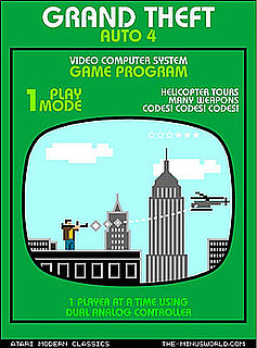 Grand Theft Auto 4, Atari-Style!