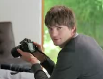 Ashton Kutcher Shows Off Nikon's Latest Camera: The D90 D-SLR