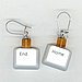 End and Home Keyboard Key Earrings