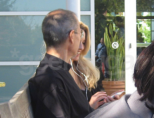 Steve Jobs With His Wife Laurene Powell at Apple