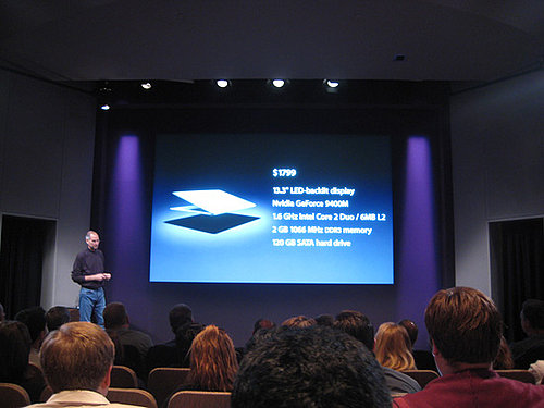 Steve Jobs Announces New MacBook Air at 2008 Apple Event