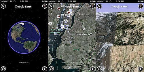Daily Tech: Google Debuts a Slick Google Earth For the iPhone