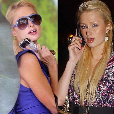 Paris Hilton's Cell Phone Choices Over the Years Paris Hilton's Cell Phone Choices Over the Years