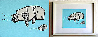 Manabot and Robotee Print: Perfect For the Art/Animal Geek