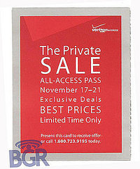 Daily Tech: Verizon Wireless Sends Out Invites For a Private Sale 