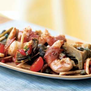 Prosciutto and Shrimp Antipasti Salad Prosciutto and Shrimp Antipasti Salad