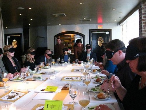 Dark Dining with Tazo and Jardiniere
