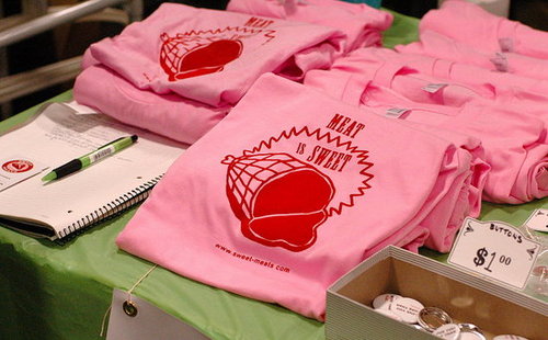 Plush Meat Products and T-Shirts