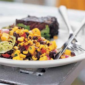 Roasted Corn, Black Bean & Mango Salad Roasted Corn, Black Bean & Mango Salad