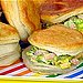 Ham Salad on a Biscuit