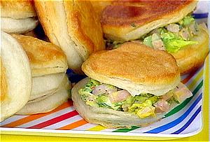 Ham Salad on a Biscuit Ham Salad on a Biscuit