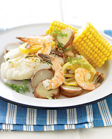 Sunday BBQ: Grilled Seafood Bake
