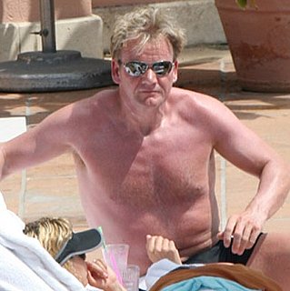 Shirtless Gordon Ramsay Shows Us His Shorts