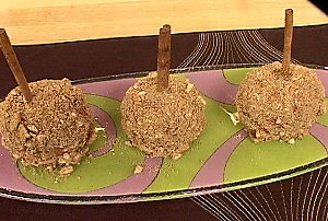 Caramel Apple Pie on a Stick Caramel Apple Pie on a Stick
