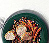 Monday's Leftovers: Mustard-Crusted Pork, Carrots & Lentils
