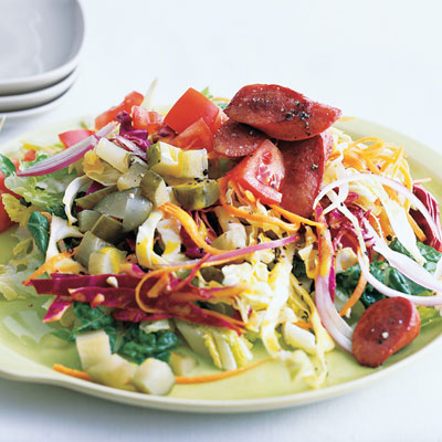 Fast & Easy Dinner: Chicago Dog Salad Fast & Easy Dinner: Chicago Dog Salad
