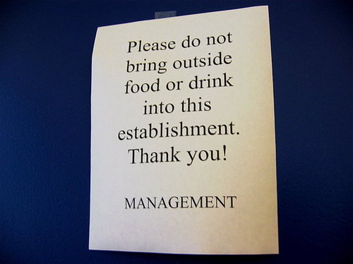 Do or Don't: Bringing Outside Food/Drink Into a Restaurant