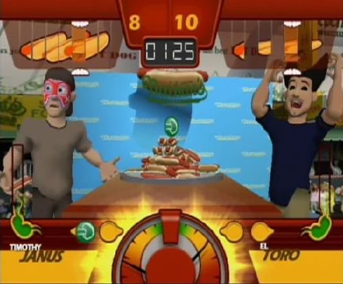 Major League Eating on Wii Major League Eating on Wii