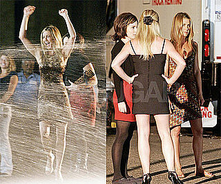 Photos of Jennifer Aniston Filming 30 Rock With Tina Fey and Jane Krakowski in NYC