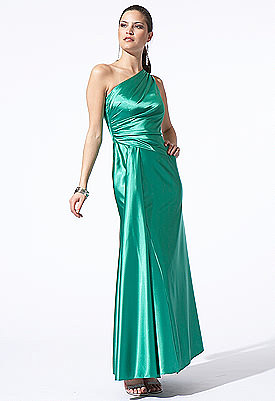 One shoulder Evening Gown