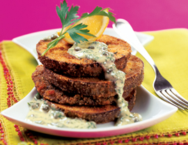 Fast & Easy Dinner: Eggplant and Portobello Schnitzel
