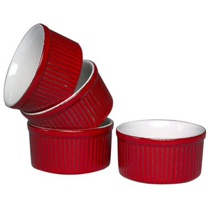 Red Baking Ramekins Red Baking Ramekins