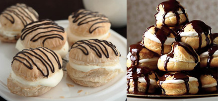 Cream Puffs Two Ways — Beginner and Expert