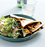 Fast & Easy Dinner: Kitchen-Sink Quesadillas Fast & Easy Dinner: Kitchen-Sink Quesadillas