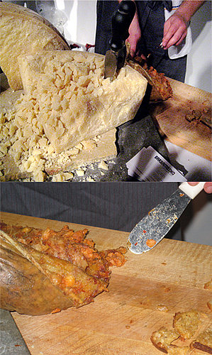 The Bar Bambino table was my favorite. The staff was friendly and informative. The cheese was deliciously salty with tiny crystals and the artisan salumi lusciously melted in my mouth.
The Bar Bambino table was my favorite. The staff was friendly and informative. The cheese was deliciously salty with tiny crystals and the artisan salumi lusciously melted in my mouth.