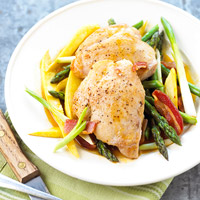 Fast & Easy Dinner: Chicken and Asparagus Skillet 