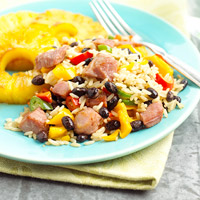 Fast & Easy Dinner: Ham and Pineapple Fried Rice